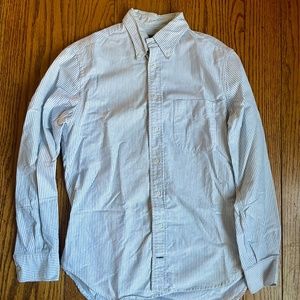 Gitman Bros. Vintage button down medium blue white stripe